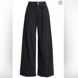 FRAME Le Pixie High Rise Baggy Pant Released Hem in Supermoon